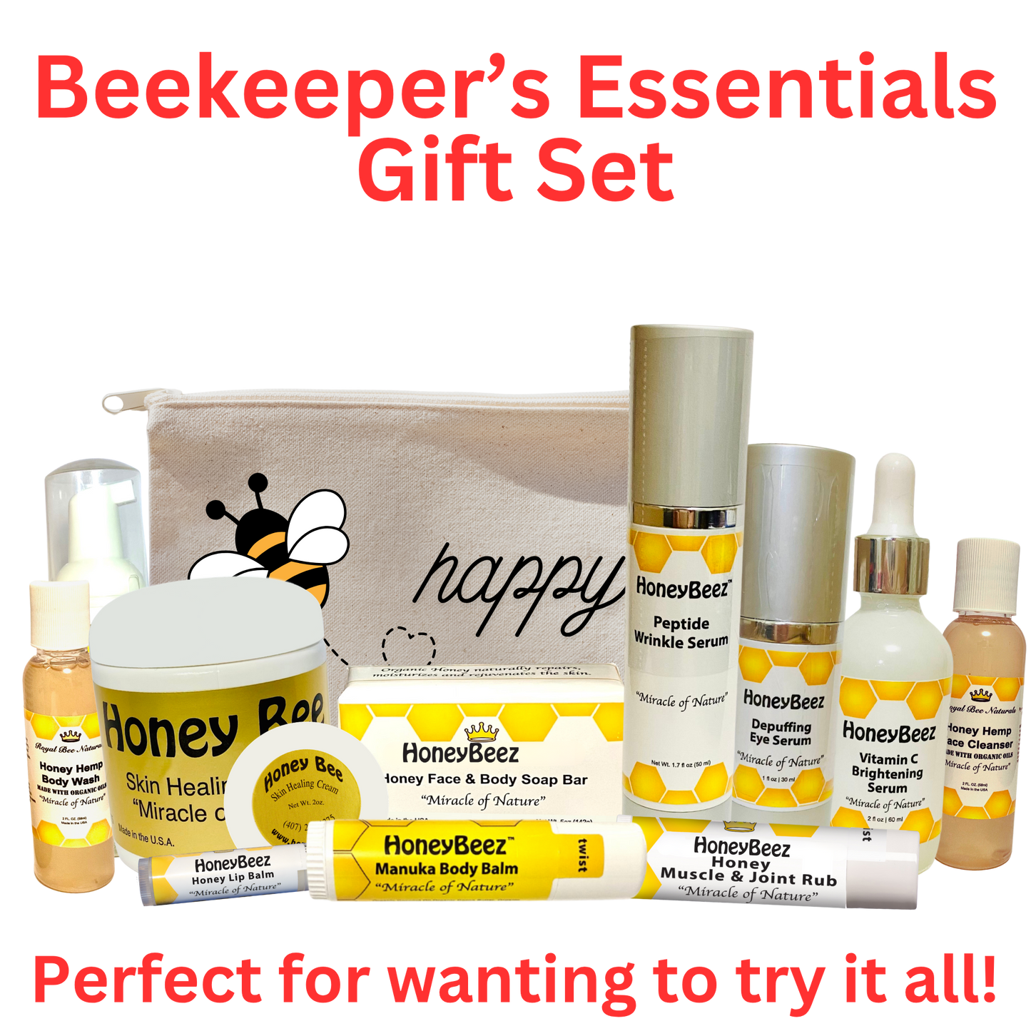 Honey Bee "Beekeeper's Essentials" Gift Set